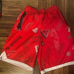 Reebok Bold Red Athletic Shorts